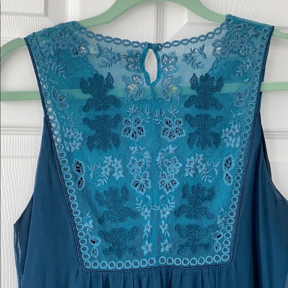 MINT by Jodi Arnold Green Silk Dress Size 8 - Picture 10 of 13